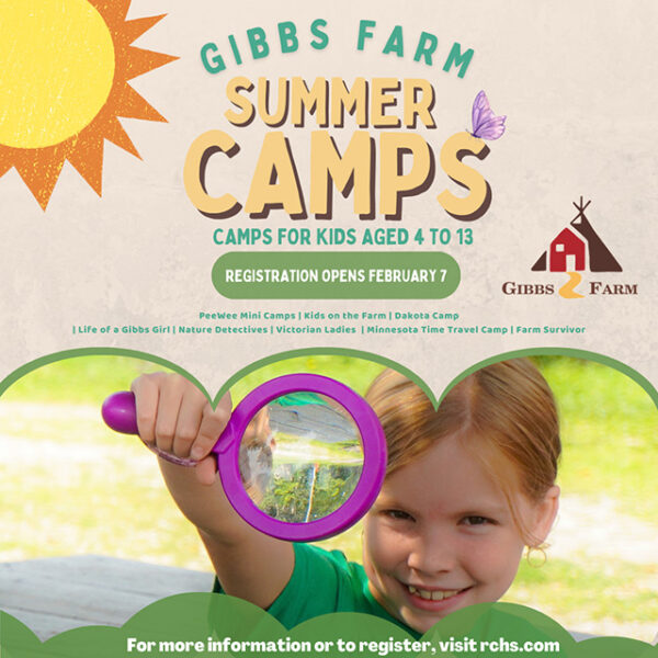 2024 Gibbs Farm Summer Camps Ramsey County Historical Society
